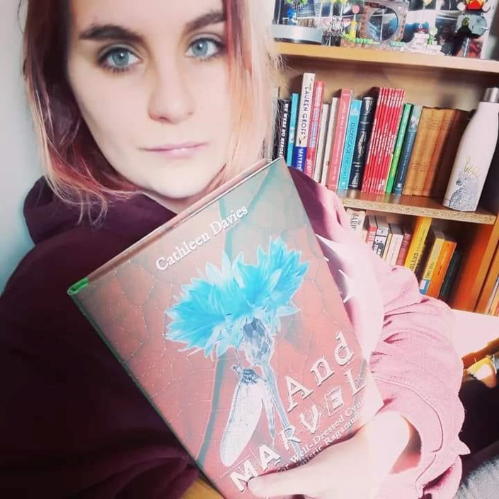 Cathleen Davies promoting their second book And Marvel.