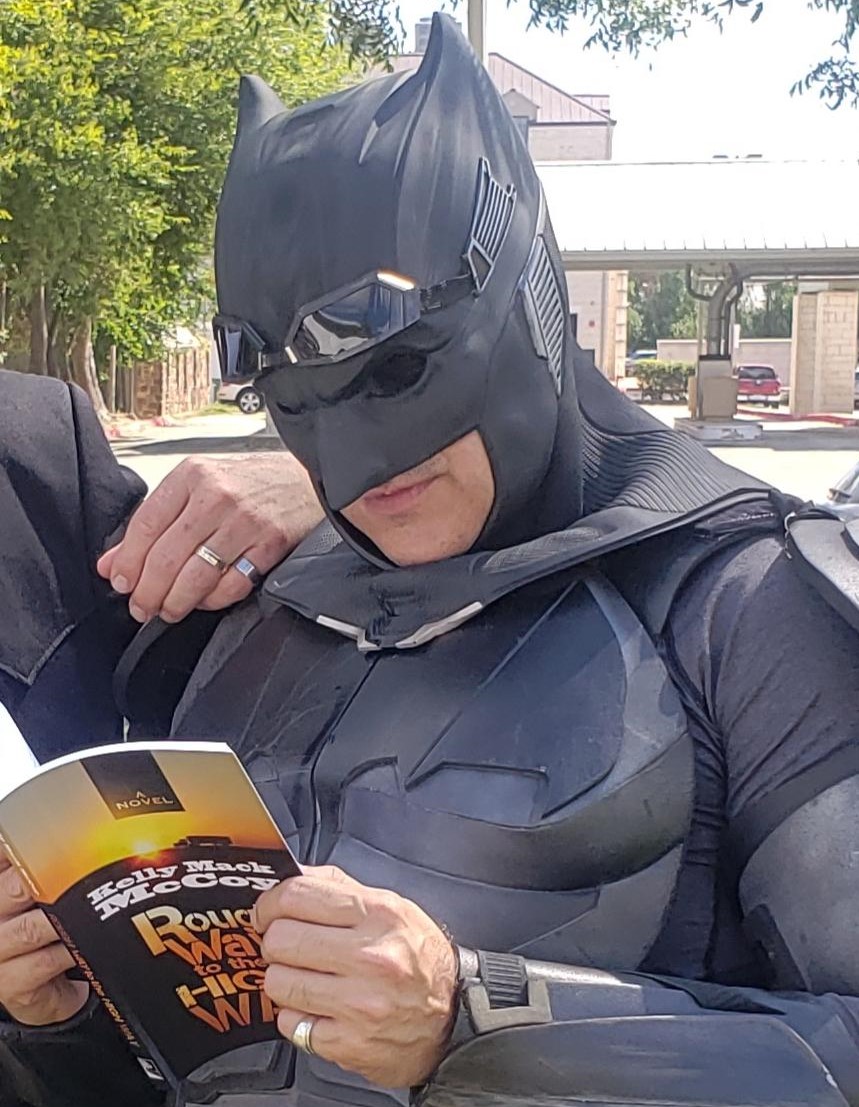 BATMAN WITH BOOK (2)