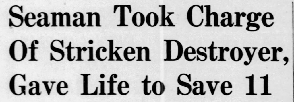 Q4 Philadelphia Inquirer headline, 7 Mar 1942