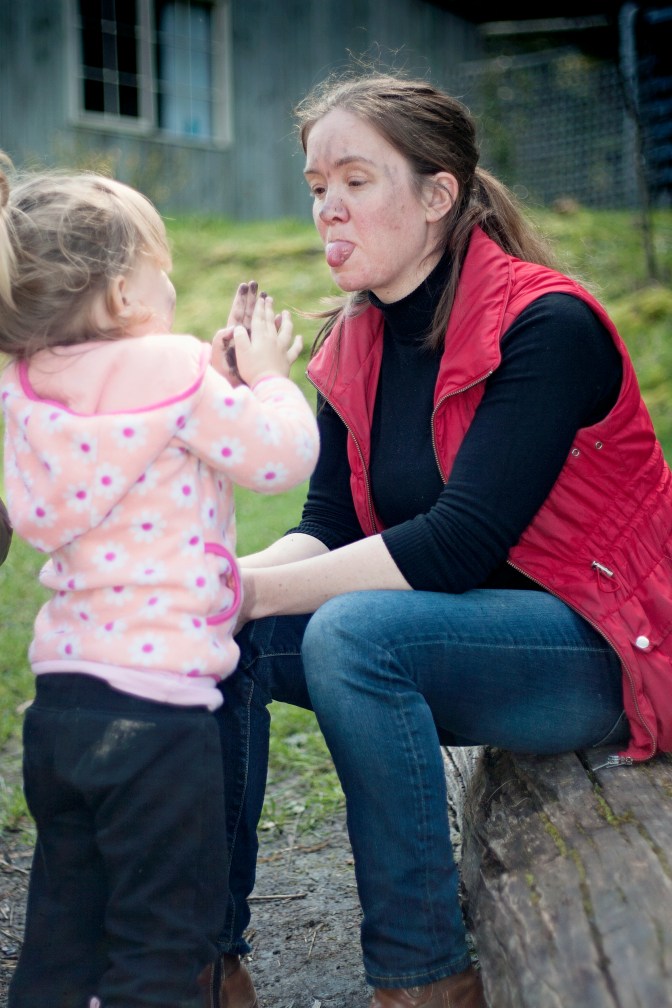 Tania Moloney with child