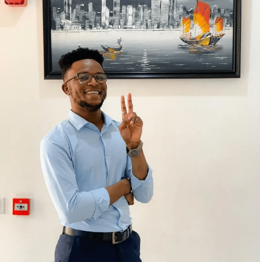 Daniel Naawenkangua Abukuri at the Korle Bu Teaching Hospital, Department of Psychiatry, captured in a candid moment.
Photo Credit: Jerry Norvorh
